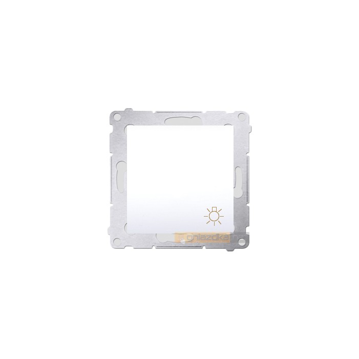 Przycisk zwierny "światło" biały Simon 54 Premium