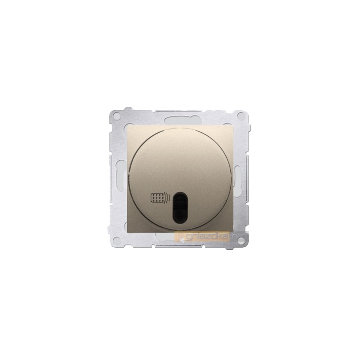 Ściemniacz przyciskowy i zdalnie sterowany 20-500W złoty Simon 54 Premium