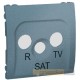 Gniazdo R-TV-SAT końcowe niebieski Simon Classic