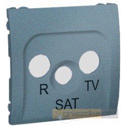 Gniazdo R-TV-SAT końcowe niebieski Simon Classic