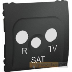 Gniazdo R-TV-SAT końcowe grafit Simon Classic
