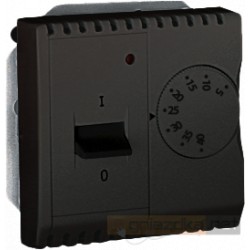 Regulator temperatury z czujnikiem zewnętrznym 16A grafit Simon Basic