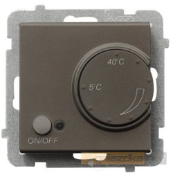 Regulator temperatury z czujnikiem nap czekoladowy metal Sonata Ospel