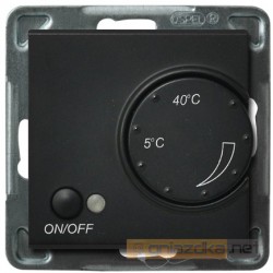 Regulator temperatury z czujnikiem nap czarny metalik Sonata Ospel