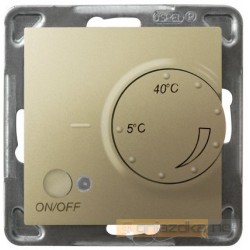 Regulator temperatury z czujnikiem nap złoty metalik Impresja Ospel