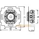 Łącznik pojedynczy schodowy impulsowy biały studyjny mat Impuls ABB