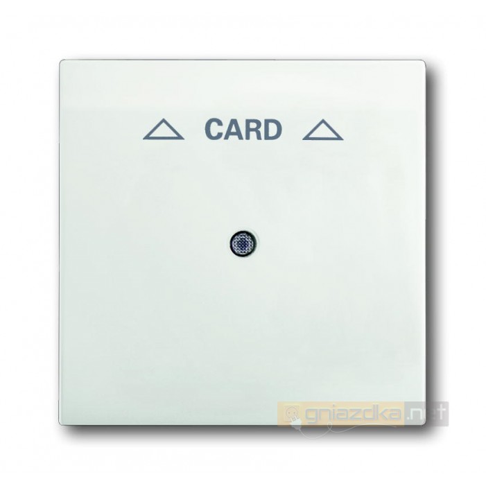 Łącznik hotelowy na kartę biały studyjny mat Impuls ABB