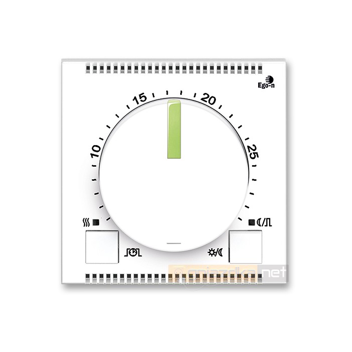 Regulator temperatury biały / lodowo zielony NEO ABB