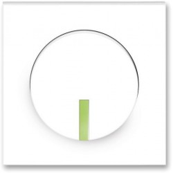 Ściemniacz przyciskowy 1-10V z pamięcią biały / lodowo zielony NEO ABB