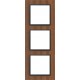 Ramka 3-krotna, drewniana, kolor, mahoń/grafit EFAPEL LOGUS 90