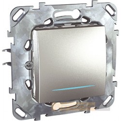 Łącznik jednobiegunowy aluminium Schneider Unica Top