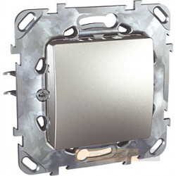 Zaślepka aluminium Schneider Unica Top