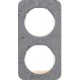 Ramka 2-krotna beton/biały Berker R.1/R3