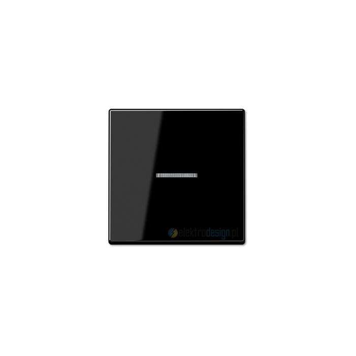 Włącznik pojedynczy z podświetleniem, czarny JUNG A-creation