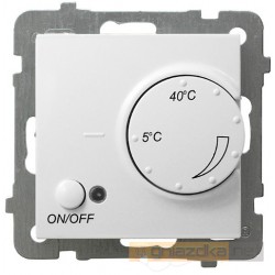 Regulator temperatury z czujnikiem nap biały As Ospel